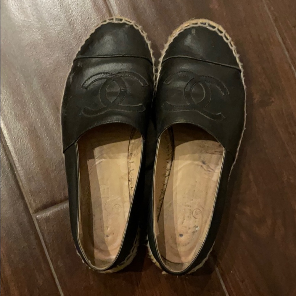 Chanel Espadrilles Black
